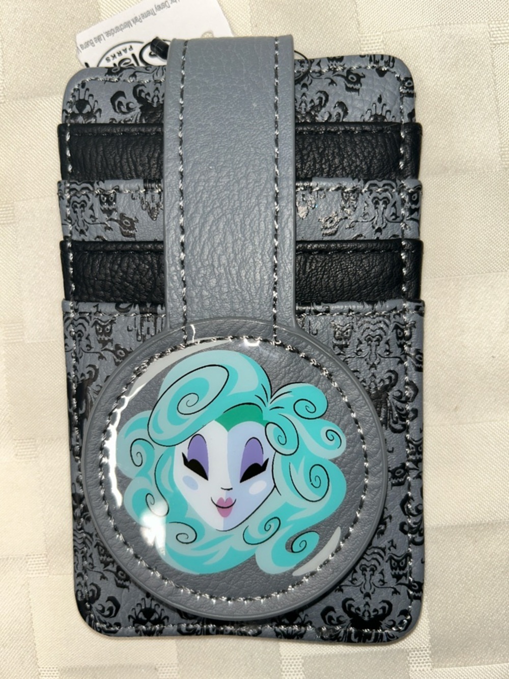 Loungefly Grey and Black Madame Leota Card Holder